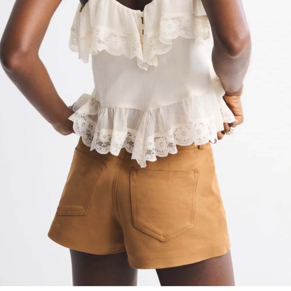 Abercrombie Suede Shorts - Picture 3 of 4